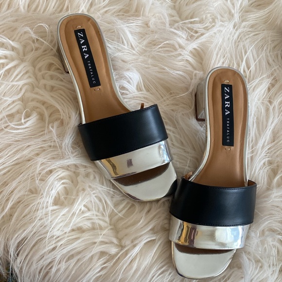 ZARA Trafaluc flip on sandals - Picture 11 of 13